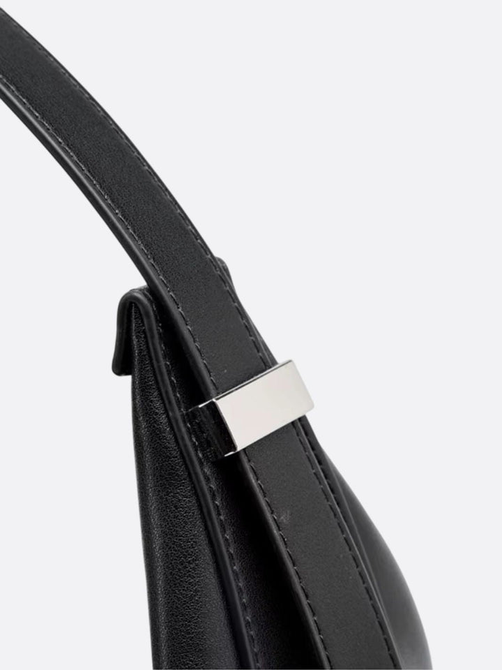 Grand sac demi-lune cuir