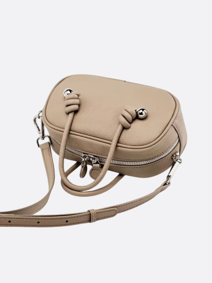 Sac à main rectangulaire cuir