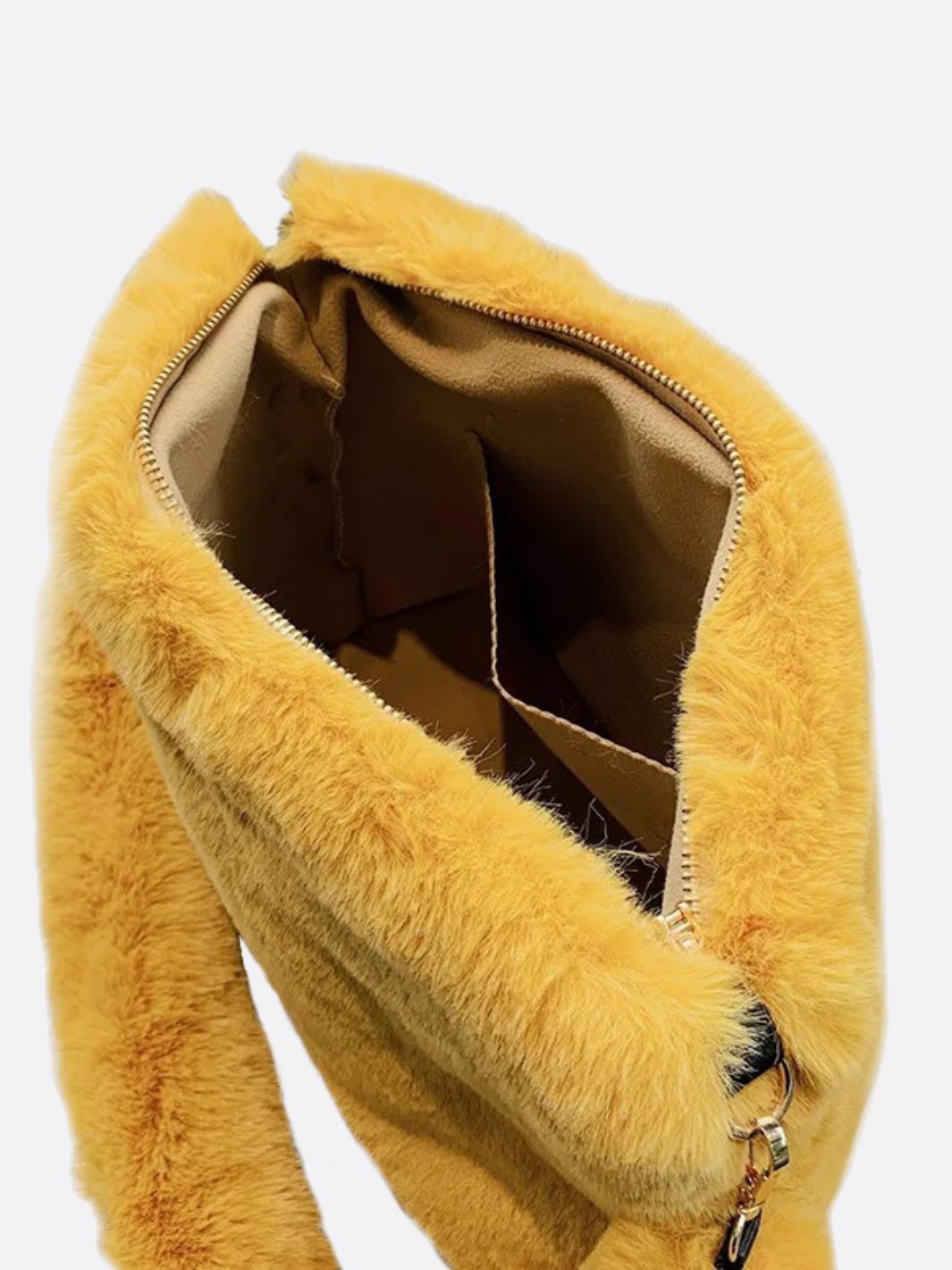 Sac bandoulière fausse fourrure