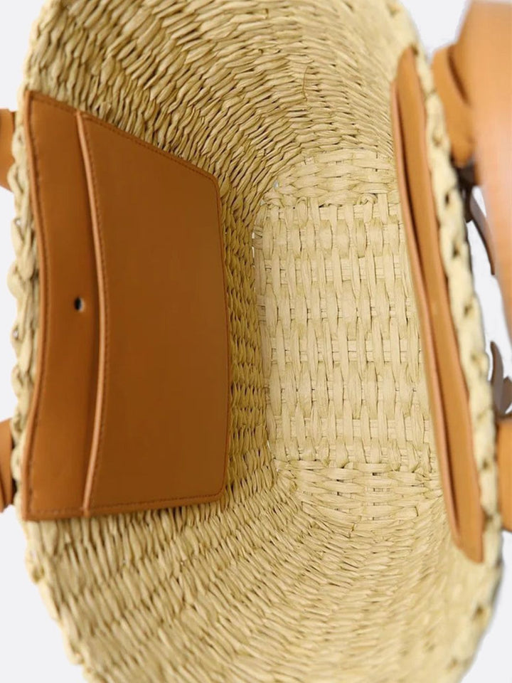 Sac osier et cuir